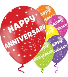 One Anniversary Mylar Balloon