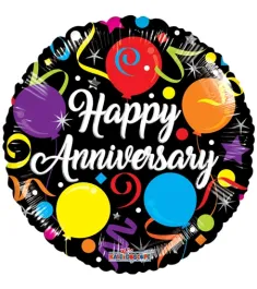 1 Pcs Anniversary Mylar Balloon