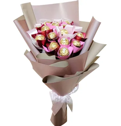 12 Pcs of Ferrero Rocher Chocolates Bouquet