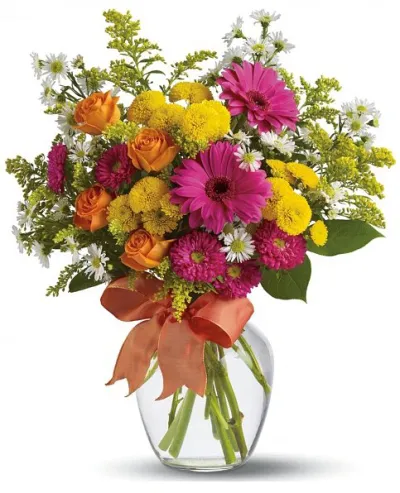 mix flowers in a vase to philippines