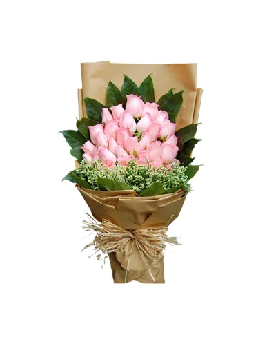 36 Pink Roses Bouquet